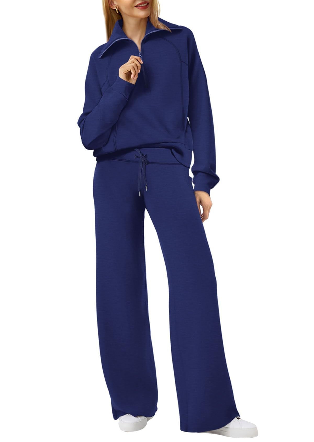 Juliette | Ensemble de survêtement décontracté pour femme - Taille élastiquée à cordon - Image 24