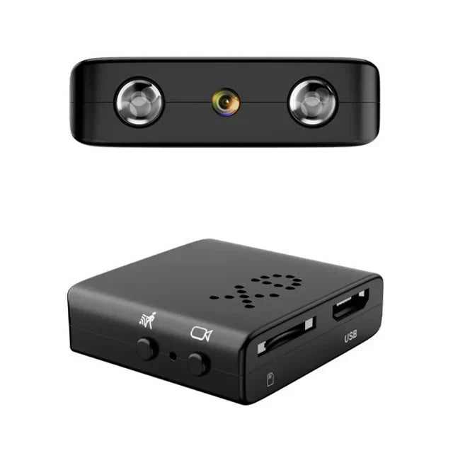 Kompakt Micro HD WiFi Kamera med Lyd og Nattesyn