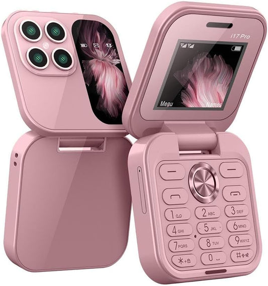 Kompakt Mini Telefon – Funktionel Enhed med Dual SIM og HD Kamera til Minimalister – Ideel som en Stilfuld og Let Backup Telefon