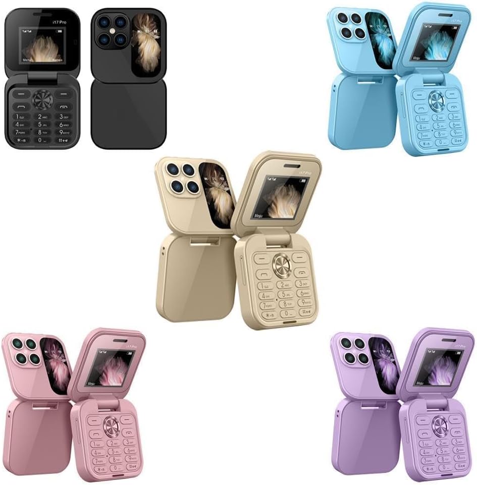 Kompakt Mini Telefon – Funktionel Enhed med Dual SIM og HD Kamera til Minimalister – Ideel som en Stilfuld og Let Backup Telefon