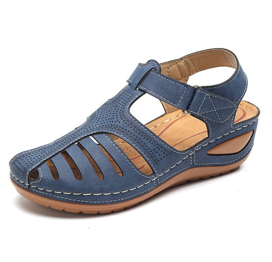 Læder Retro Ortopædiske Sandaler