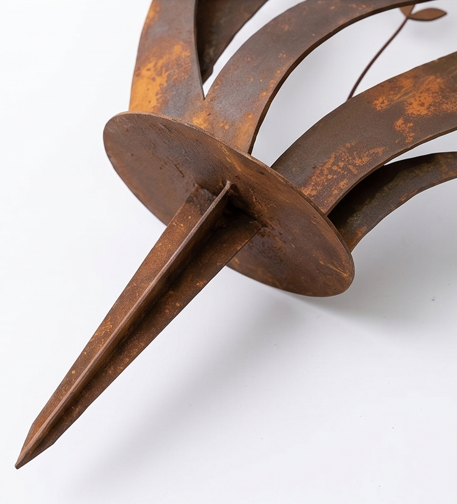 Lark & Iron™ – Rustik Fugle- og Vildblomst Stake