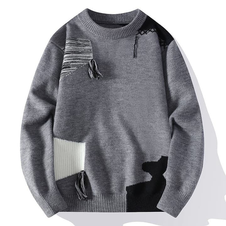 Philippe | Pull ample à col rond pour homme - Image 3