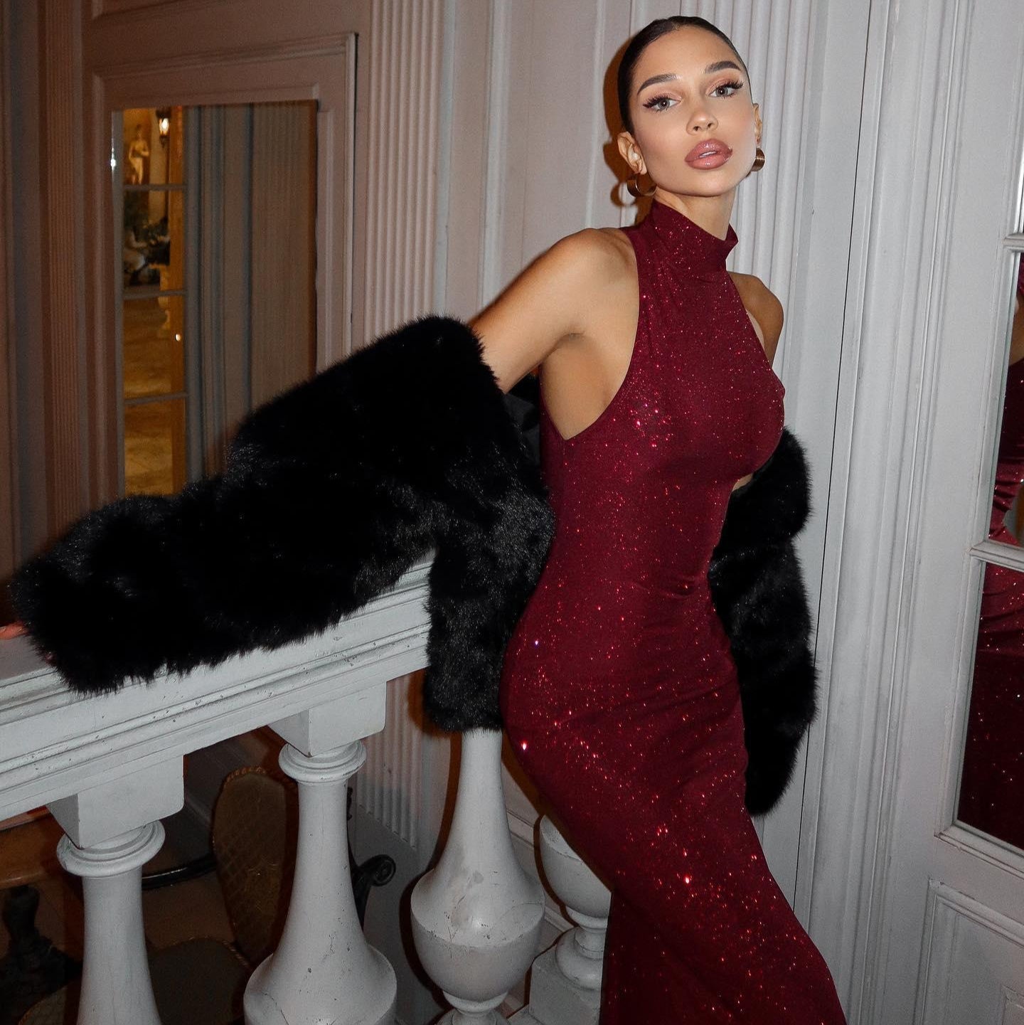 Estelle | Robe Longue Moulante Sans Manches Femme - Image 6
