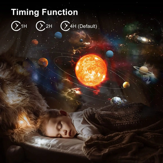 Marcelie | Celestial Dreams: 360° Planetarium Galaxy Projektor - Dækkende til hele rummet