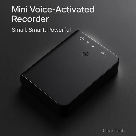 Marcelie | Miniature Voice Recorder – Lille, Diskret og Kraftfuld Lydoptagelse | Perfekt til Hemmelig Optagelse og Stemmeaktivering