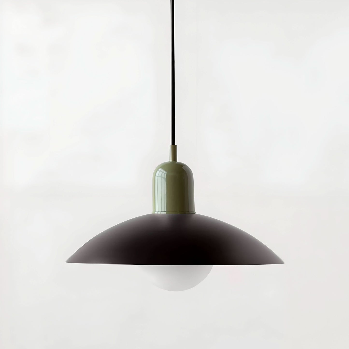 Marcelie | Moderne Macaron Bauhaus Pendelampe – Jernskærm