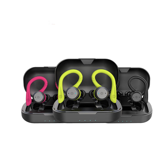 Marcelie | Vega Vandtætte Trådløse Sport Ørepropper – 20 Timer Spilletid | Bluetooth 5.0, IPX7 til Svømning & Fitness