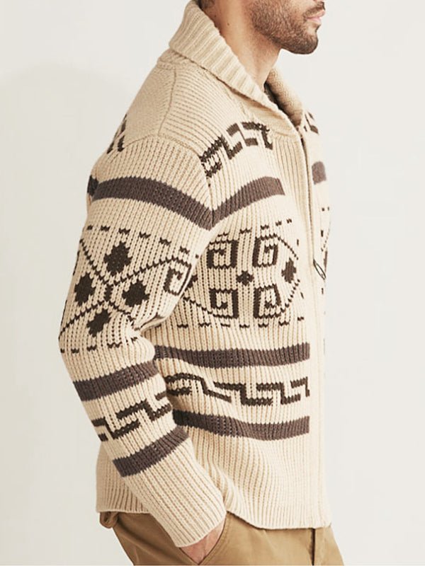 Rudy | Cardigan Homme Col Châle Entièrement Zippé - Image 5