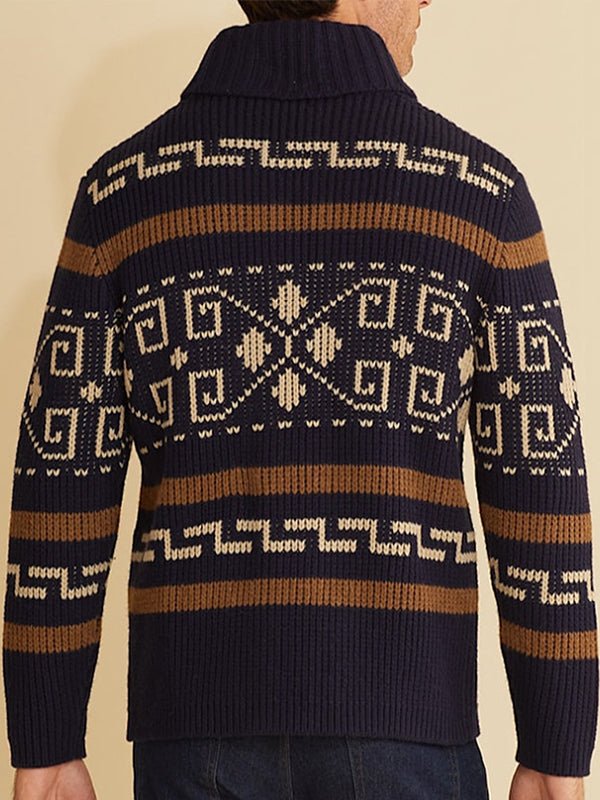 Rudy | Cardigan Homme Col Châle Entièrement Zippé - Image 12