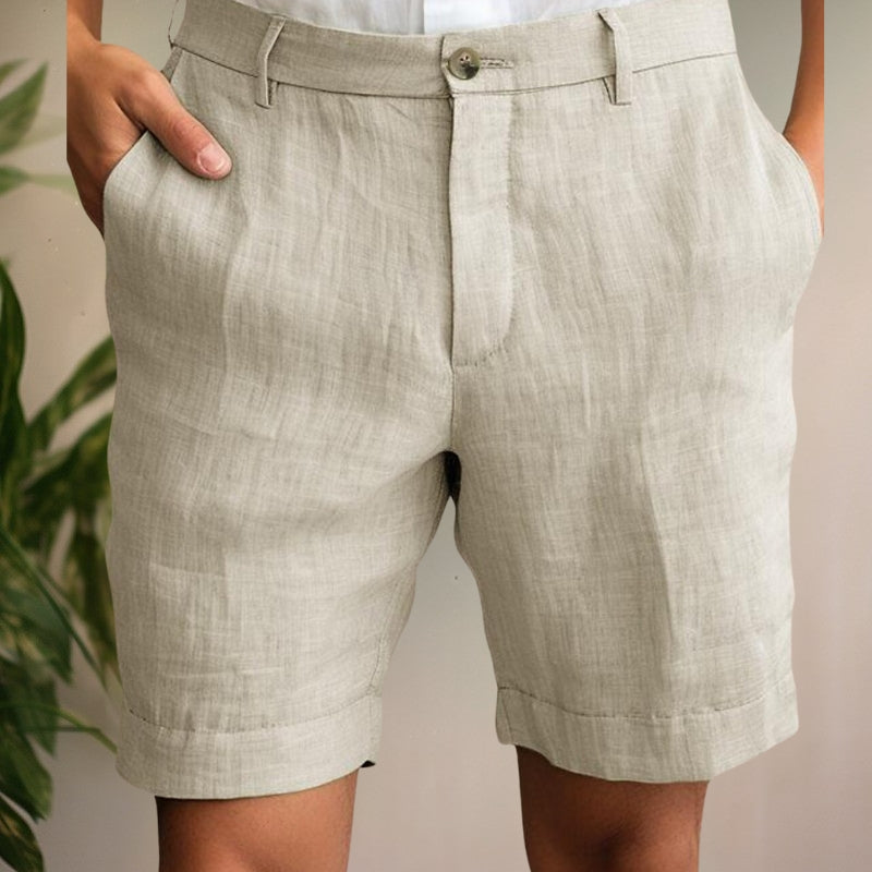 Luc | Shorts en lin pour hommes - Image 1
