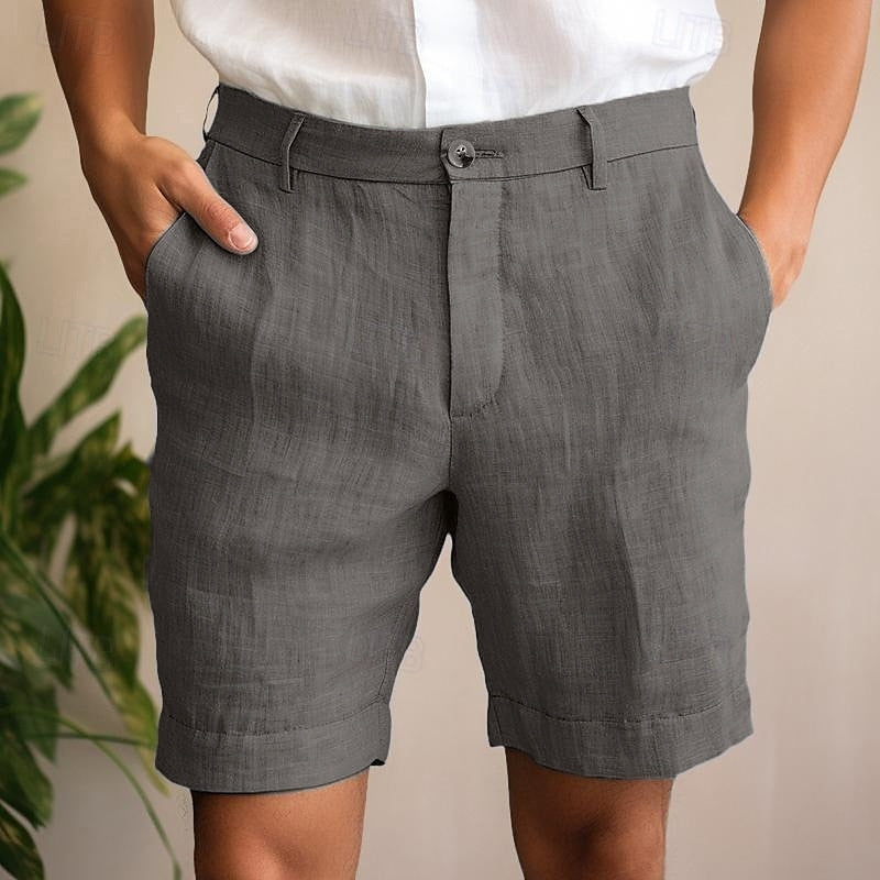 Luc | Shorts en lin pour hommes - Image 2