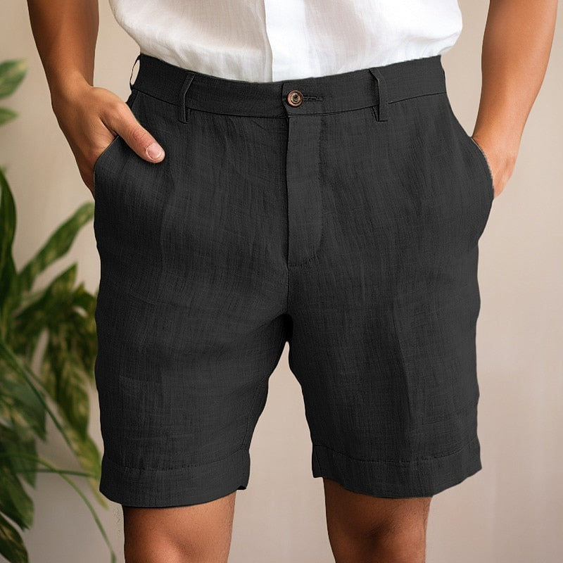 Luc | Shorts en lin pour hommes - Image 5