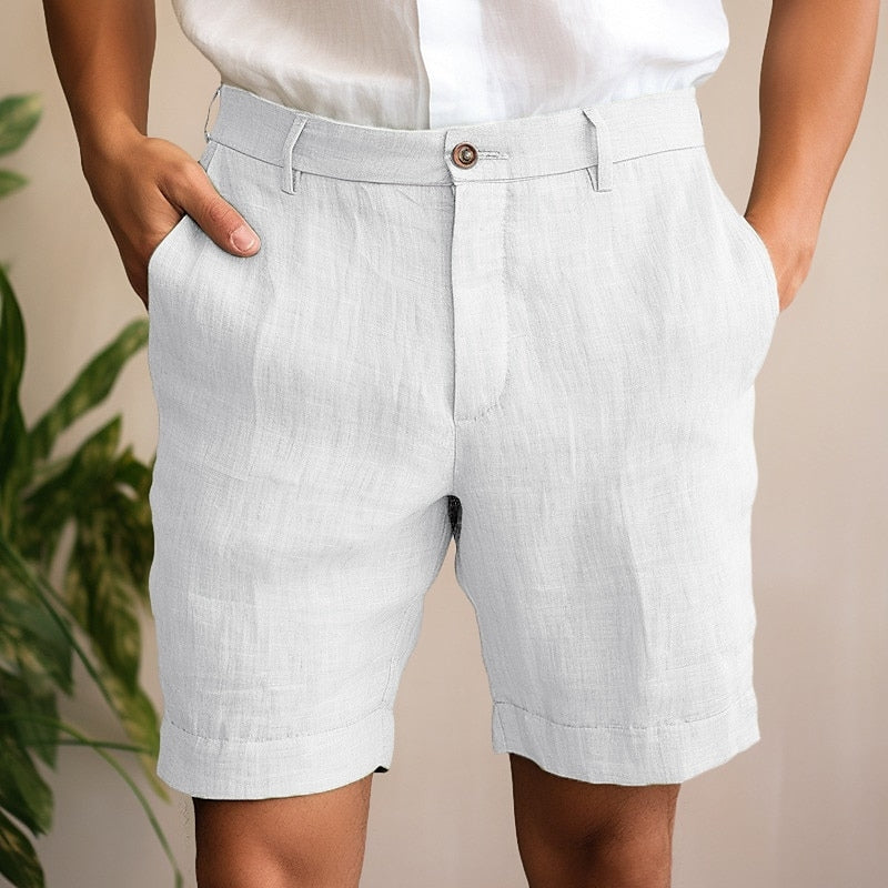 Luc | Shorts en lin pour hommes - Image 6