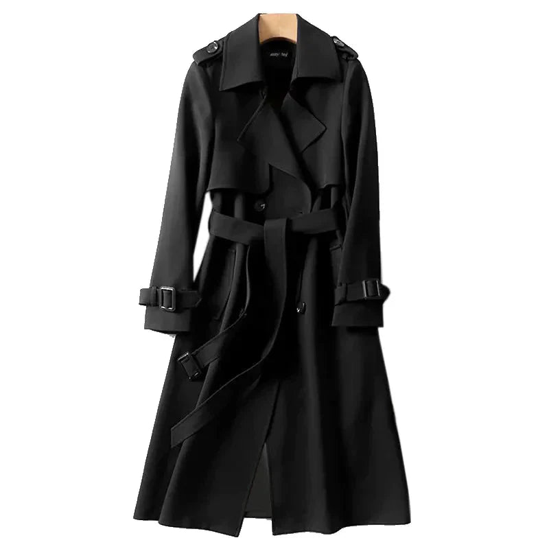 Isadora | Manteau Long Ceinturé Femme - Image 3