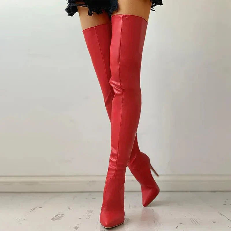 Joëlle | Botte Stiletto Montante Femme - Image 5