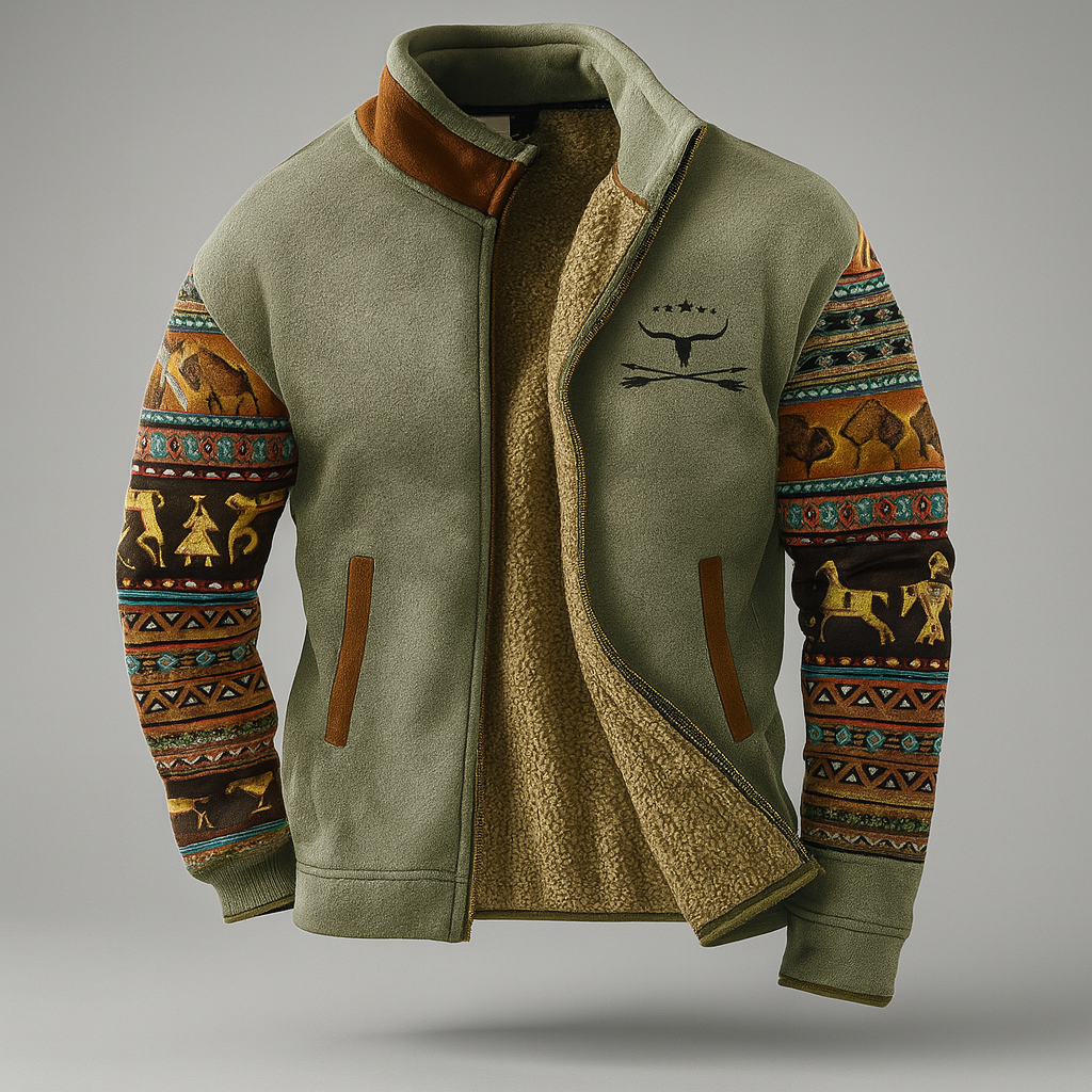 Outdoorjakke i fleece og merino til damer
