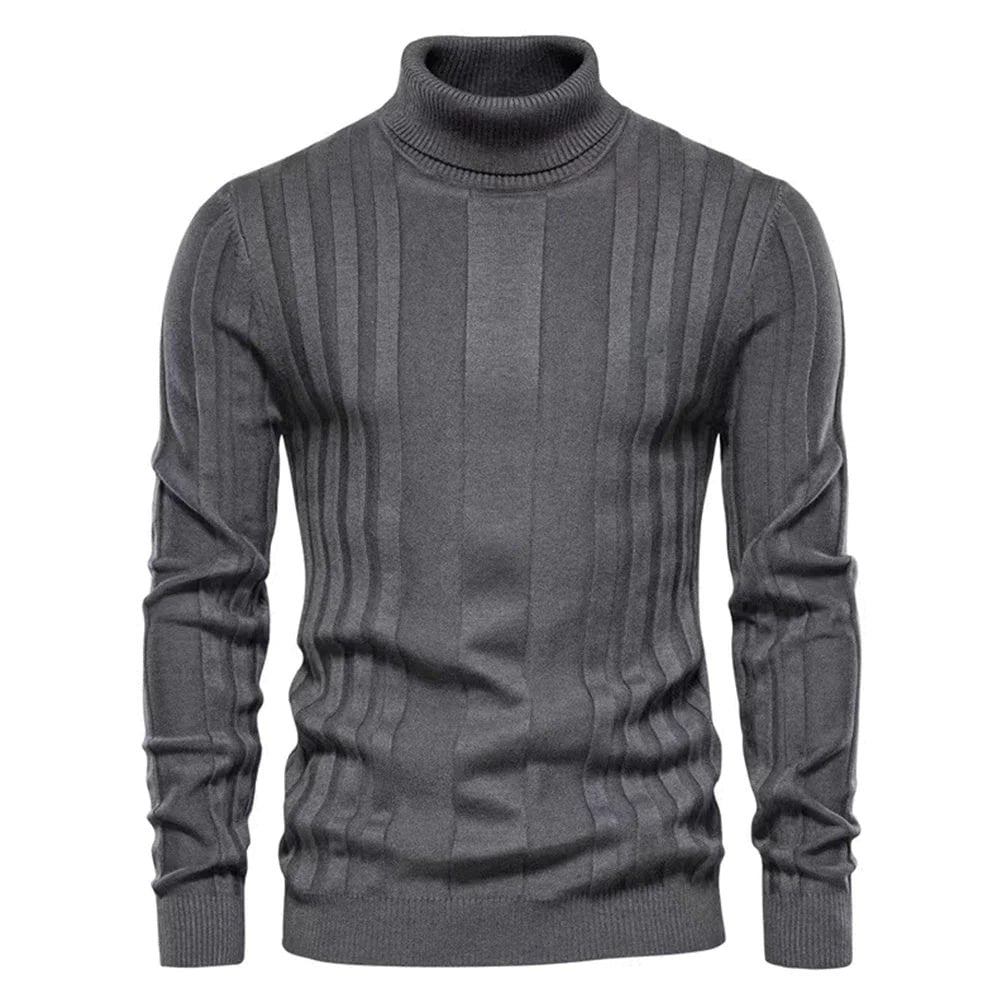 Enzo | Pull col roulé slim fit homme - Image 5