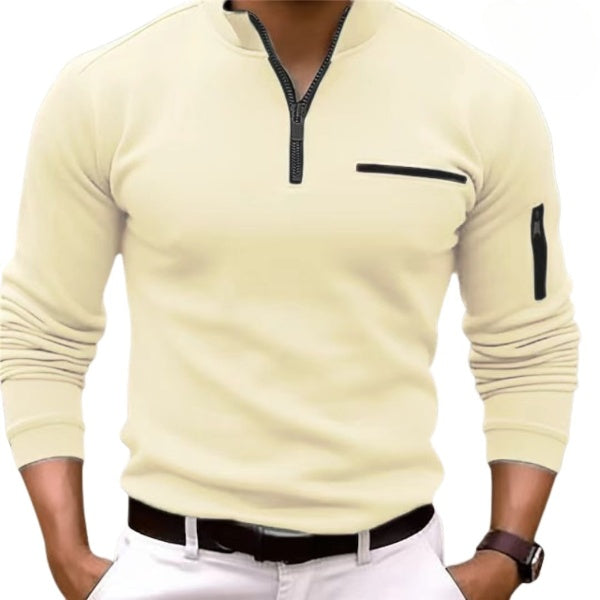 André | Pull-over zippé élégant et confortable - Image 5