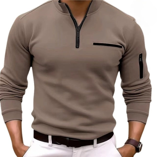 André | Pull-over zippé élégant et confortable - Image 7