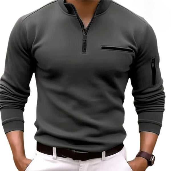André | Pull-over zippé élégant et confortable - Image 8