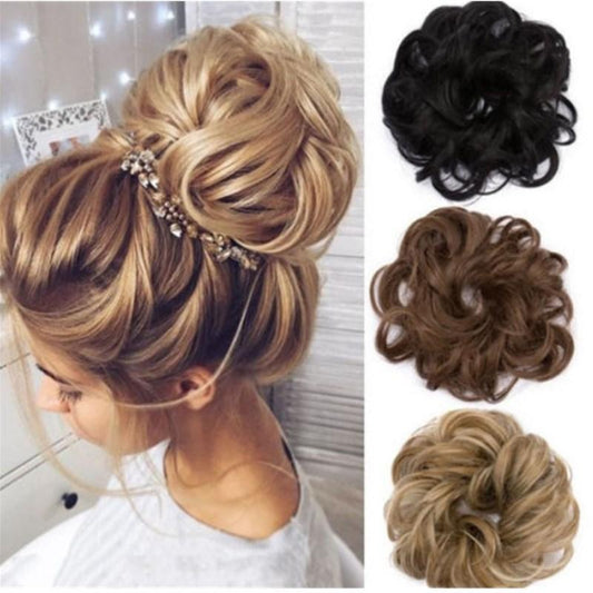 Rodet Knold Fake Hår Scrunchie | Marcelie