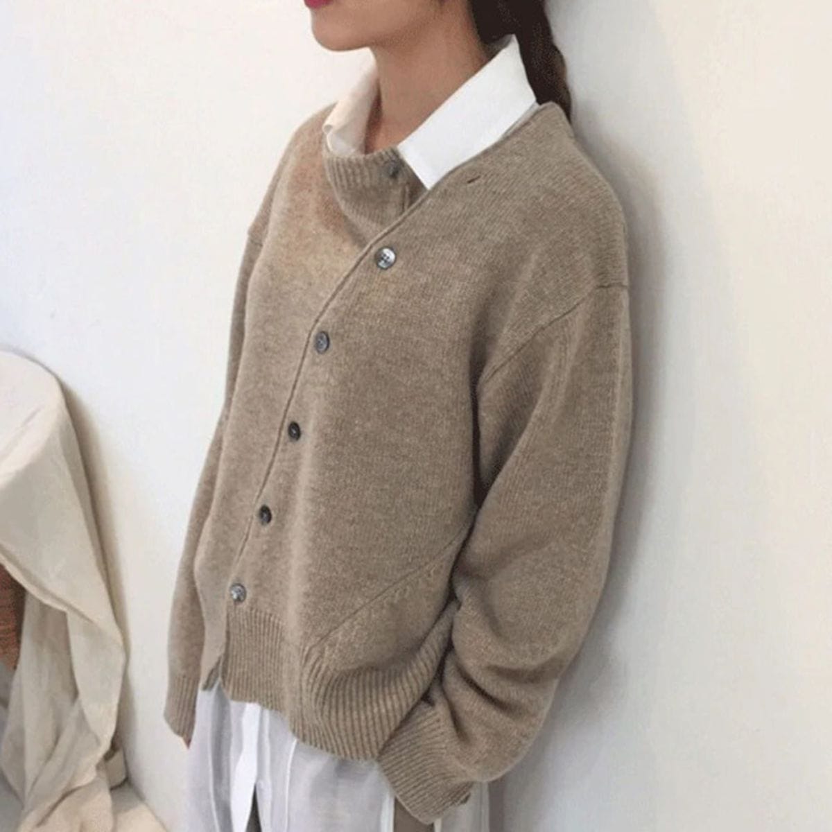 Mara | Cardigan Boutonné Oversize Femme - Image 3