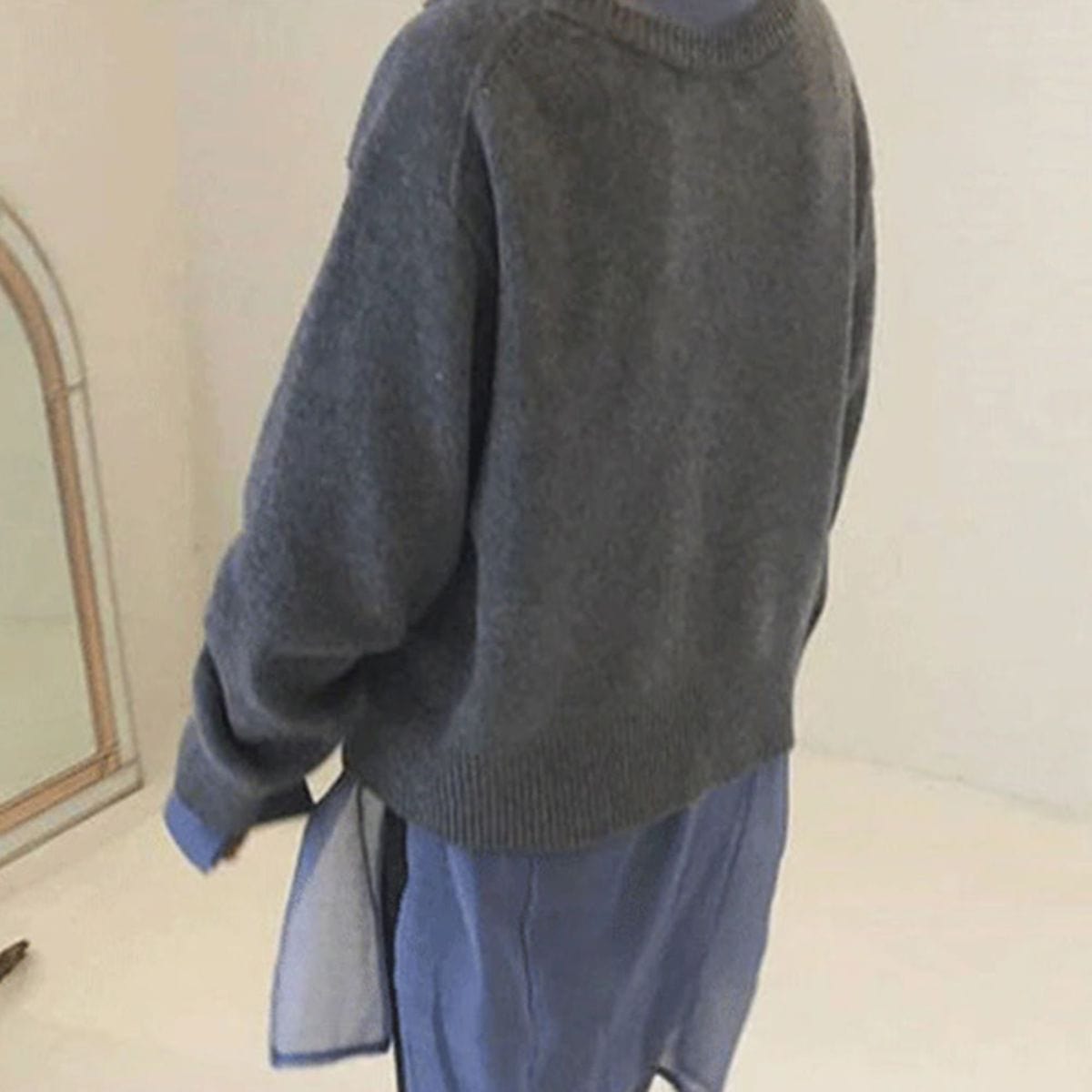 Mara | Cardigan Boutonné Oversize Femme - Image 8