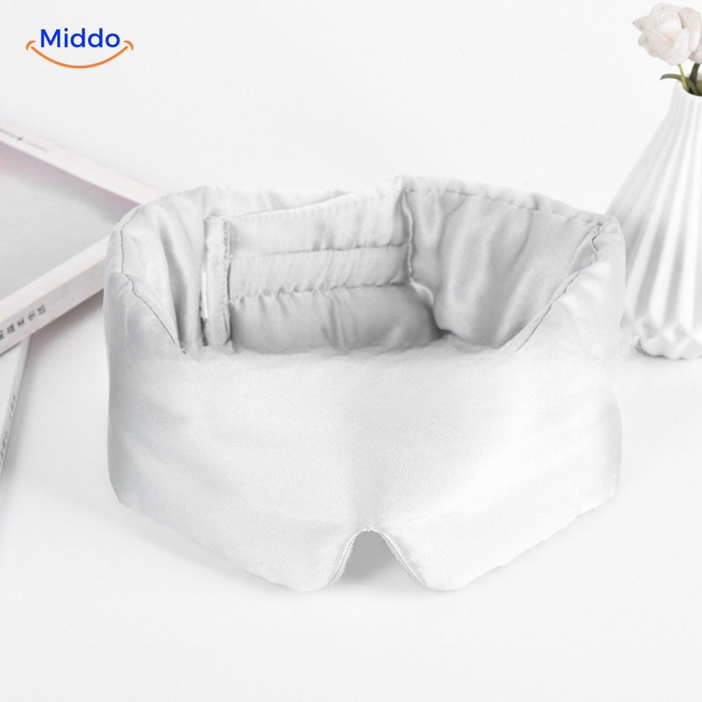 SilkDream™ Maske | Morbær Silke, Blød & Vendbar for Fredfyldt Søvn!