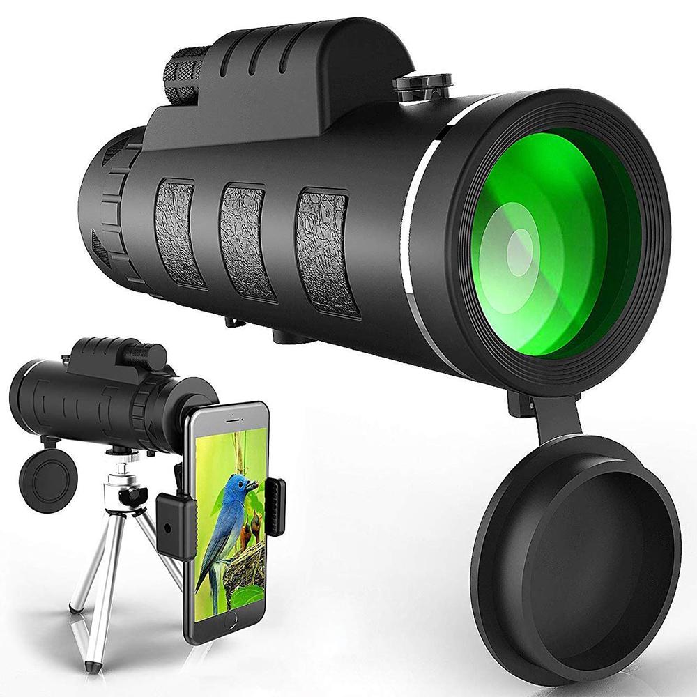 Starscope HD Monokular – Højtydende Vandtæt Teleskop med Smartphone Holder & Stativ