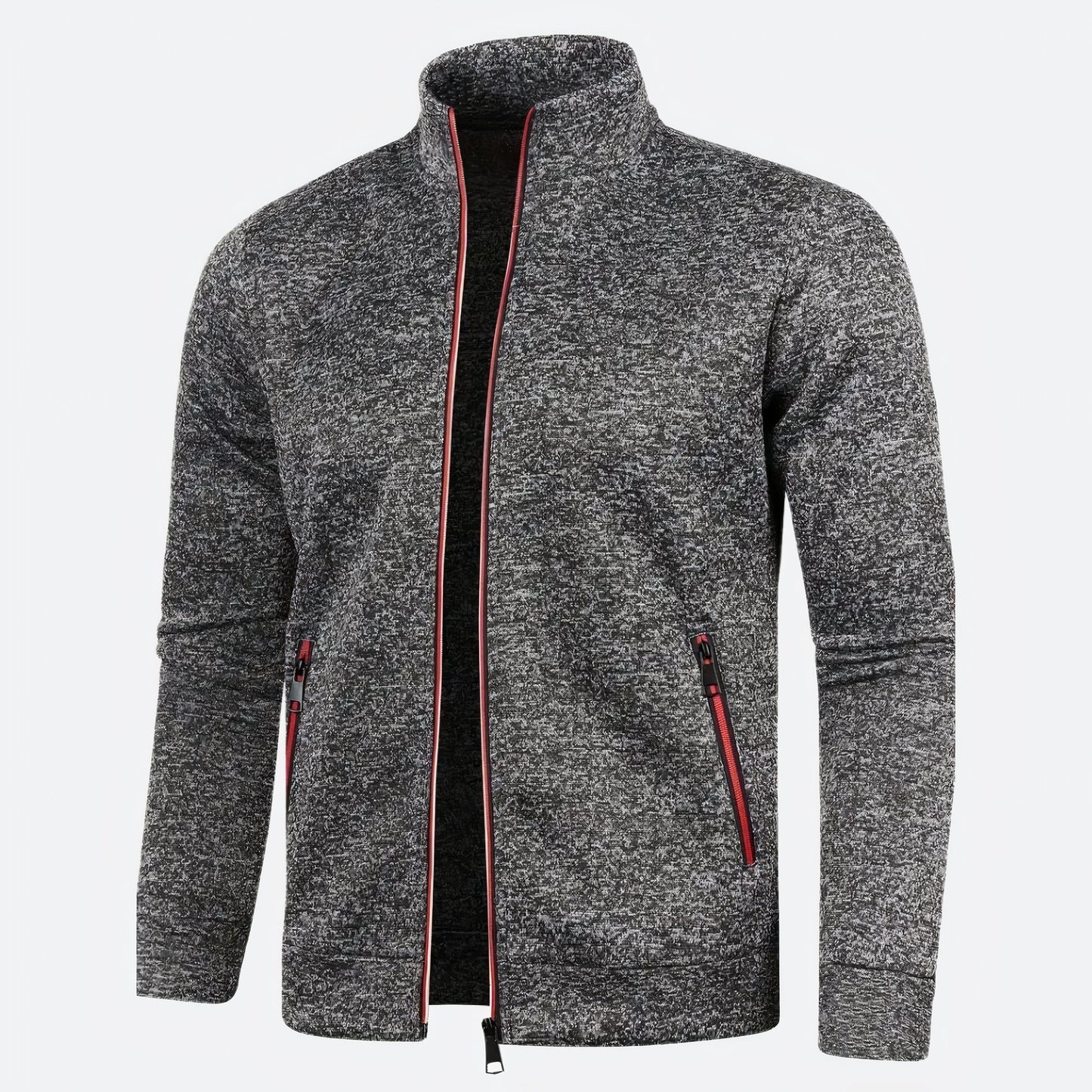 Élie | Veste de survêtement homme slim zippée intégrale - Image 3