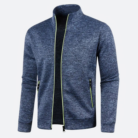 Élie | Veste de survêtement homme slim zippée intégrale - Image 2