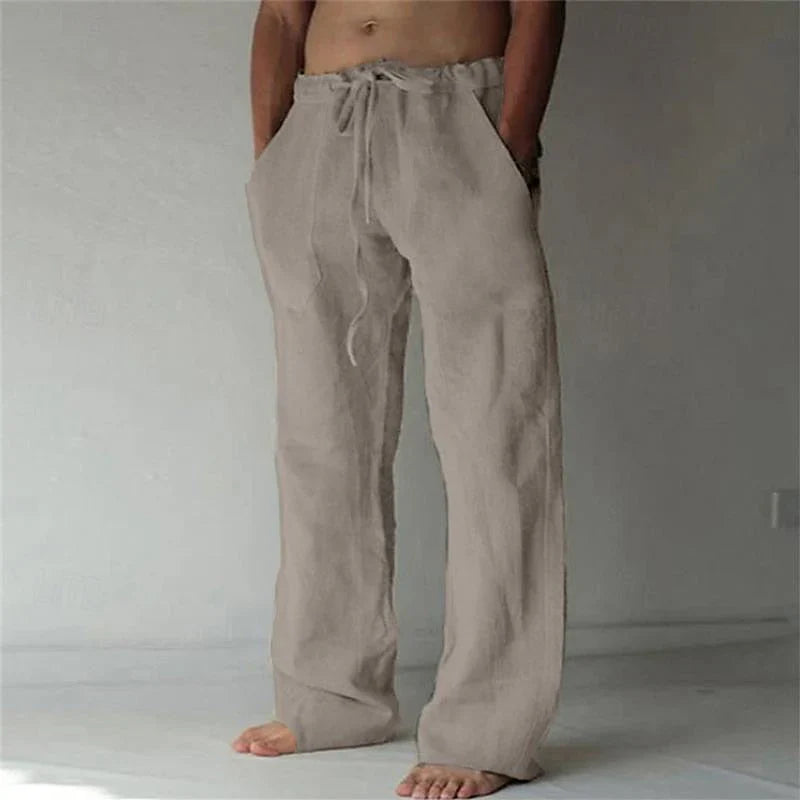 Raphaël | Pantalon baggy en lin pour hommes Aéré Confortable - Image 5