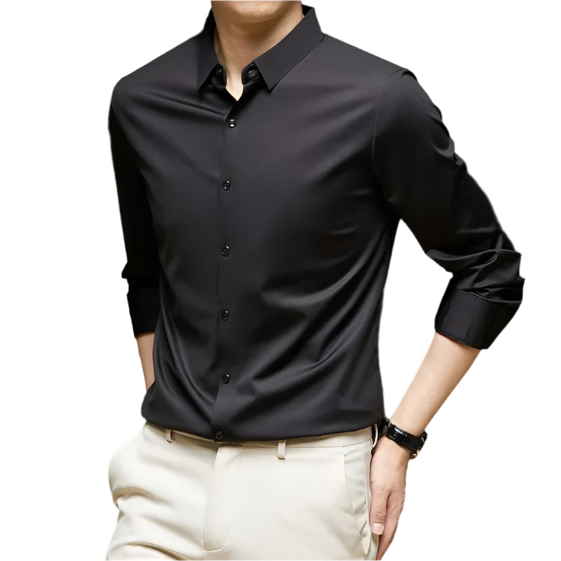 Pascal | Chemise d'affaires décontractée infroissable pour hommes - Image 3