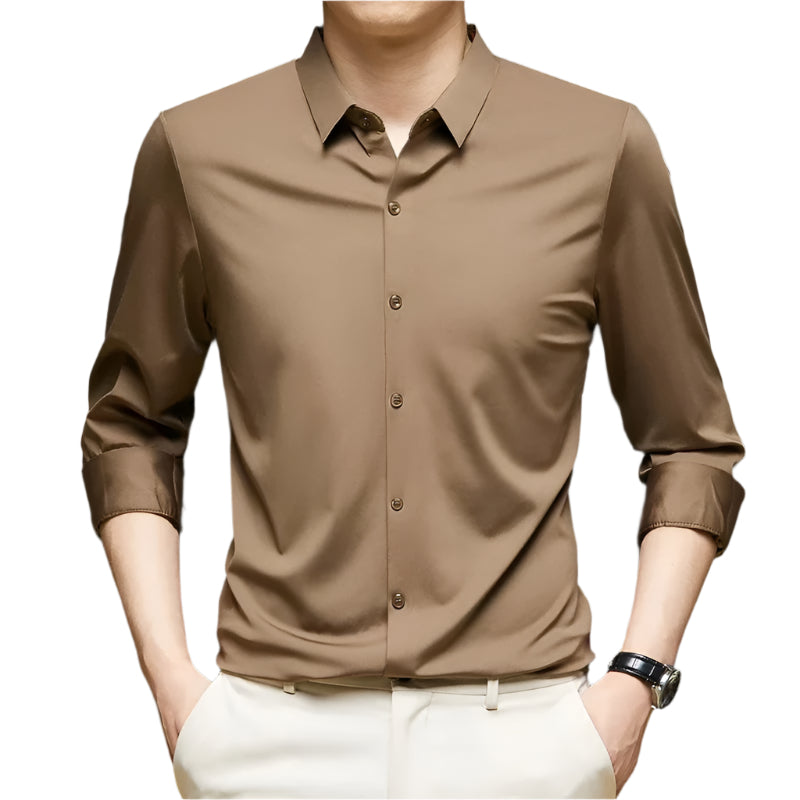 Pascal | Chemise d'affaires décontractée infroissable pour hommes - Image 4