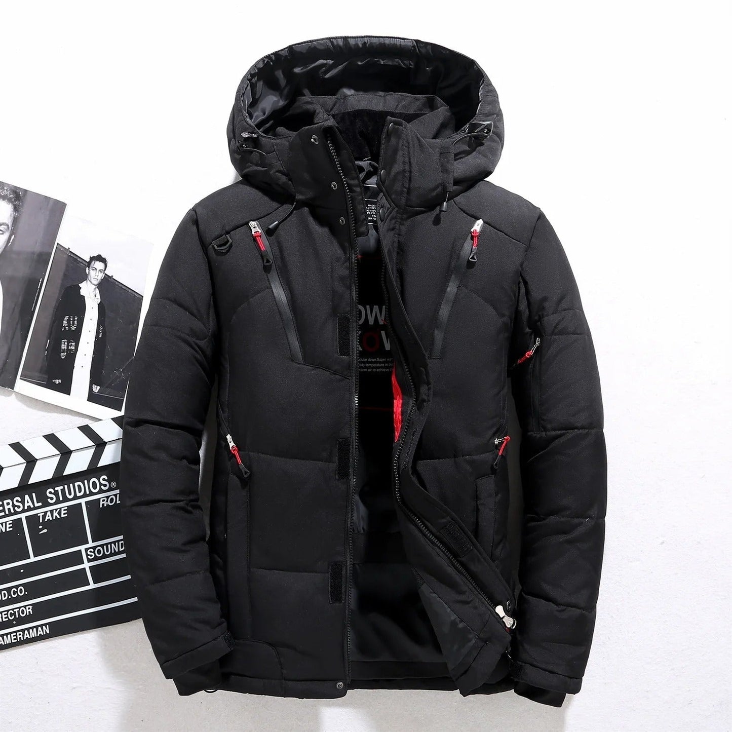 Djibril | Veste matelassée à capuche pour homme - Image 5