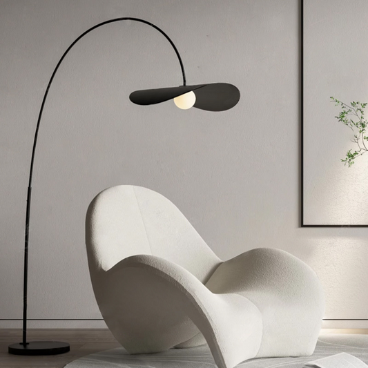 Wabi Sabi Håndlavet Jern & Akryl Gulvlampe