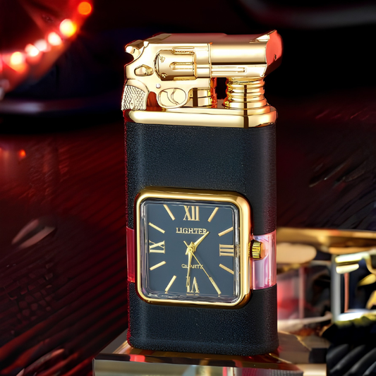 WatchLighter: Vintage Inspireret Multifunktionel Dobbelt Flamme Ur Lighter