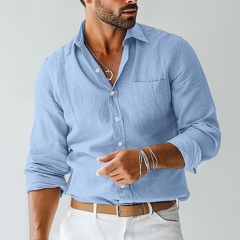 Rami | Chemise d'été en lin Confortable et fraîche - Image 3