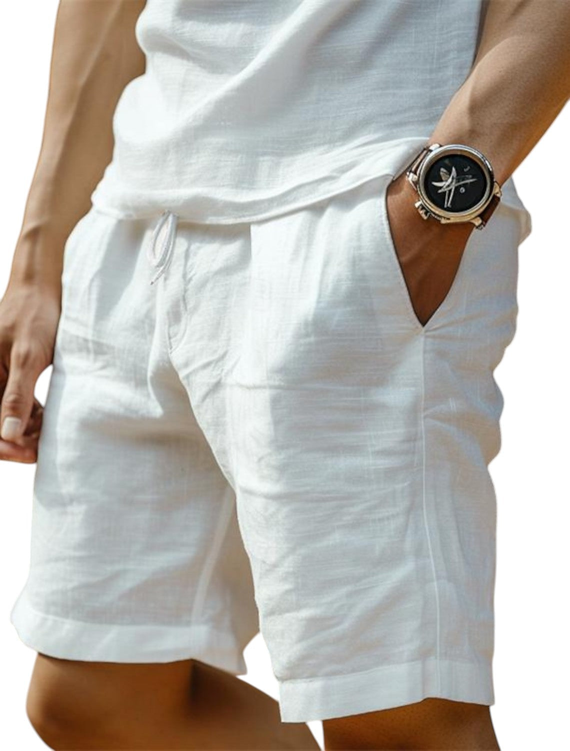 Mathieu | Short en lin pour le confort et la polyvalence - Image 2