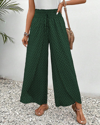Gisèle | Pantalon léger, fluide et décontracté avec taille élastique - Image 9
