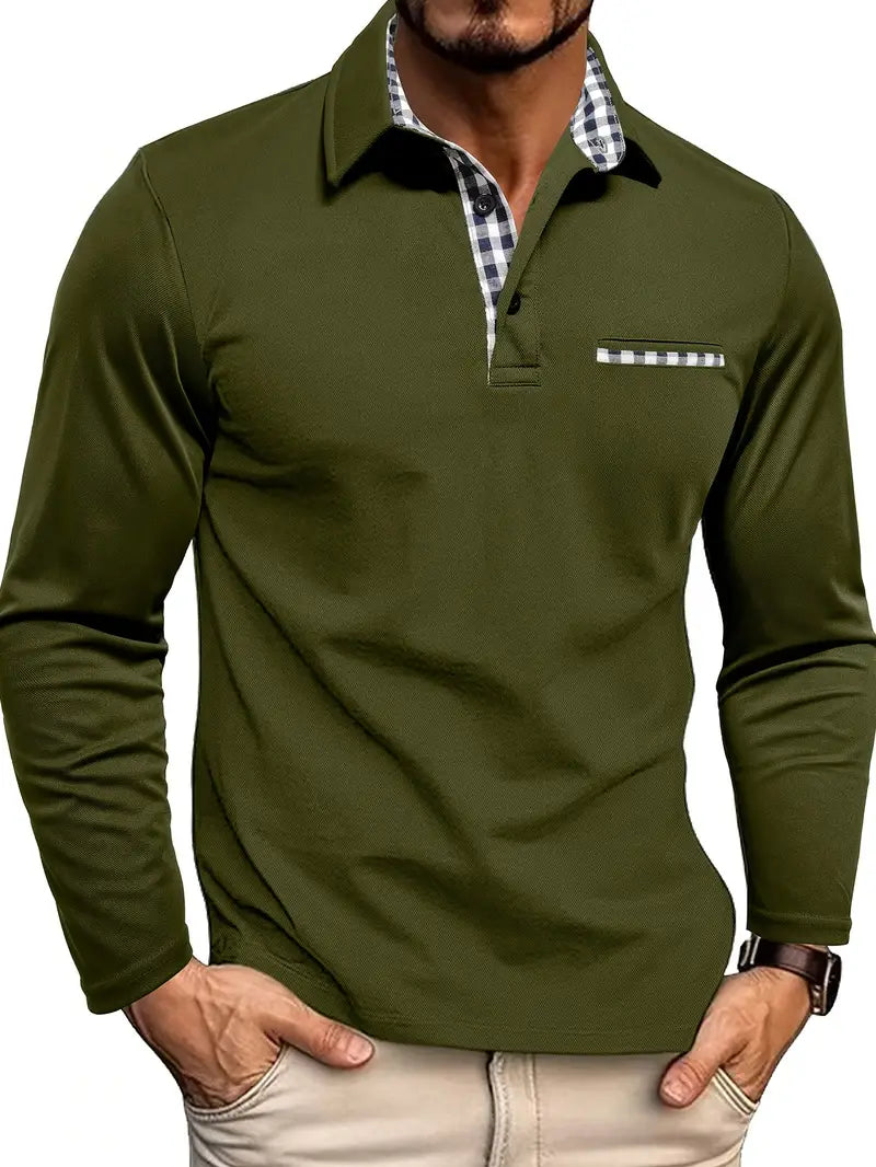 Sabri | Polo d'été classique à manches longues pour hommes - élégant et confortable - Image 3