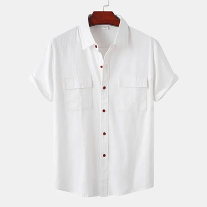 Claude | Chemise à manches courtes avec poches pour l'été - Image 6