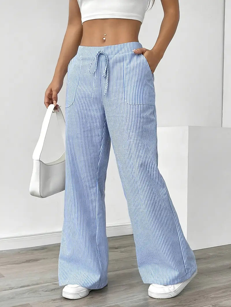 Véronica | Pantalon rayé élégant avec poches pour un confort stylé - Image 20