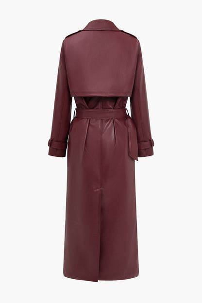 Juliette | Manteau Long Ceinturé Femme - Image 3