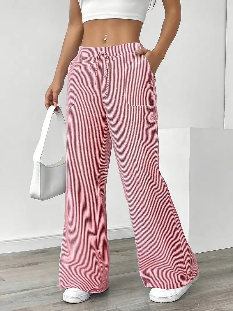 Véronica | Pantalon rayé élégant avec poches pour un confort stylé - Image 12
