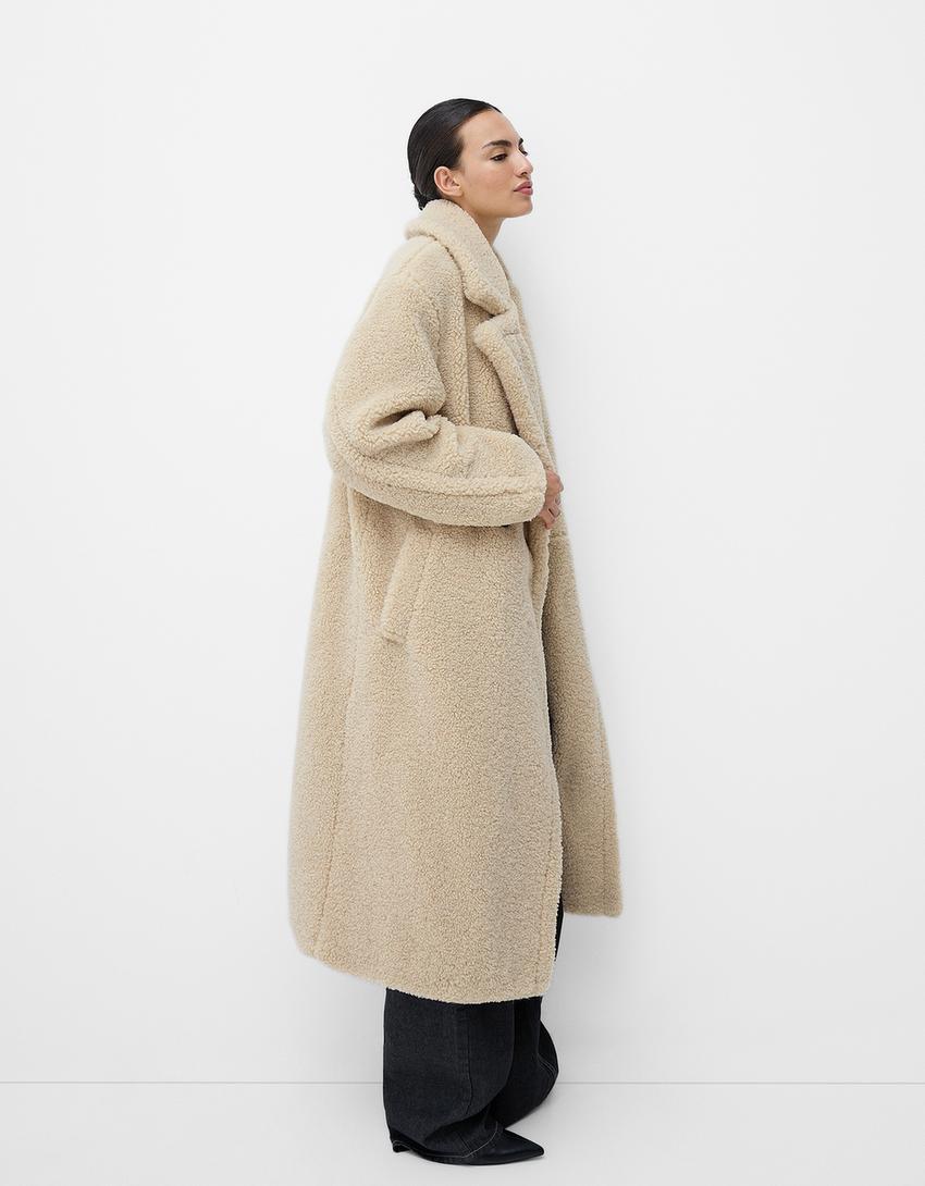 Dorine | Manteau Teddy Oversize Femme - Image 5
