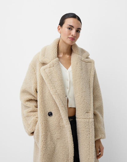 Dorine | Manteau Teddy Oversize Femme - Image 1