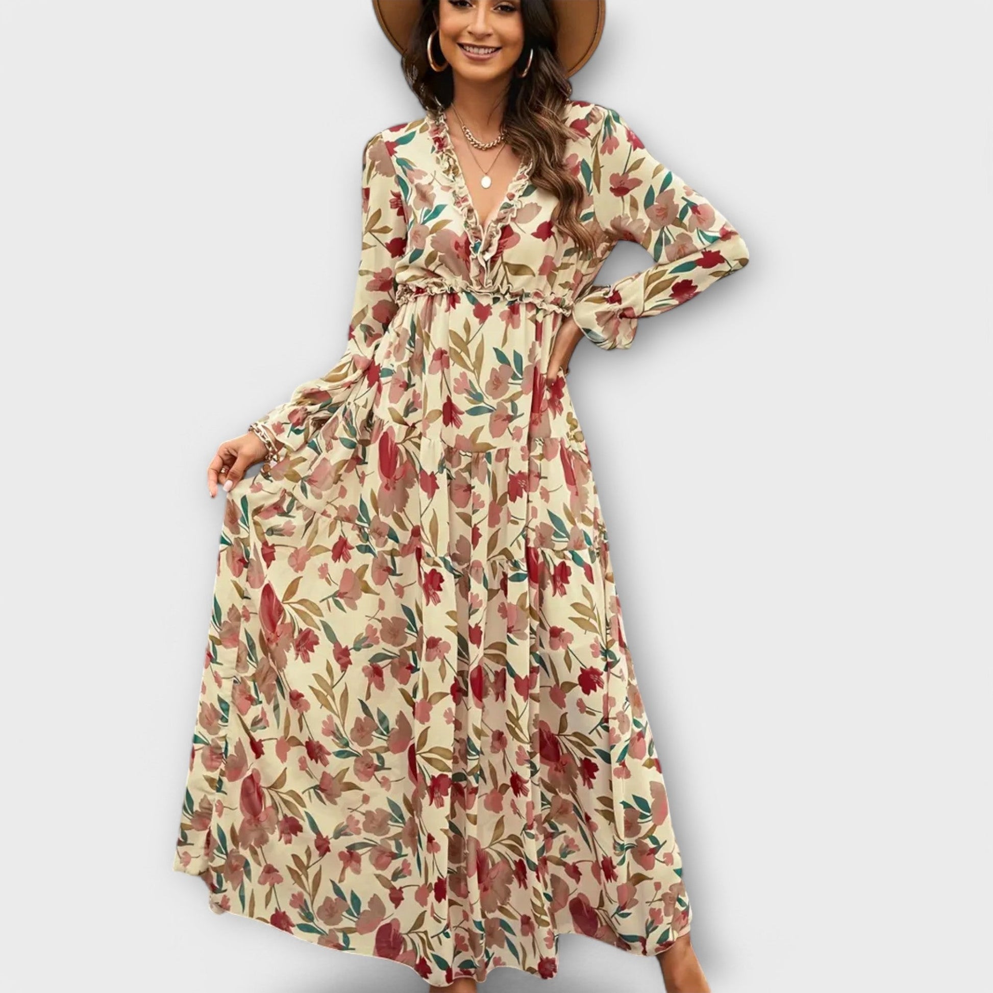 Élina | Robe longue florale élégante pour toutes les occasions - Image 6