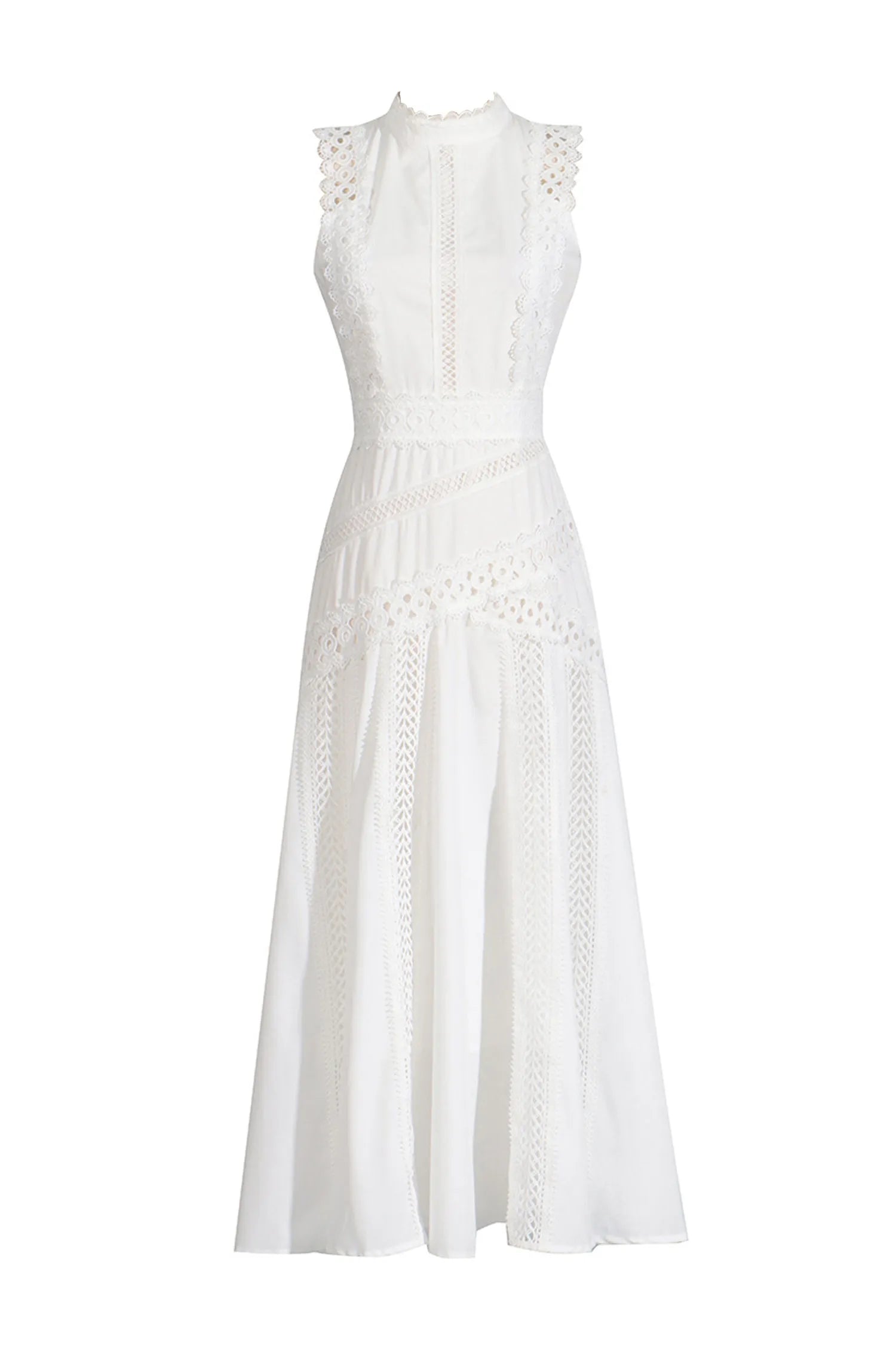 Lysa | Robe midi élégante en dentelle pour les occasions spéciales - Image 18